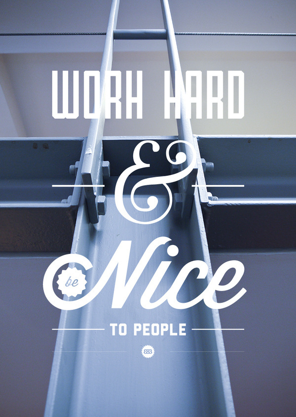 383 Studio Posters on the Behance Network #quote #typography
