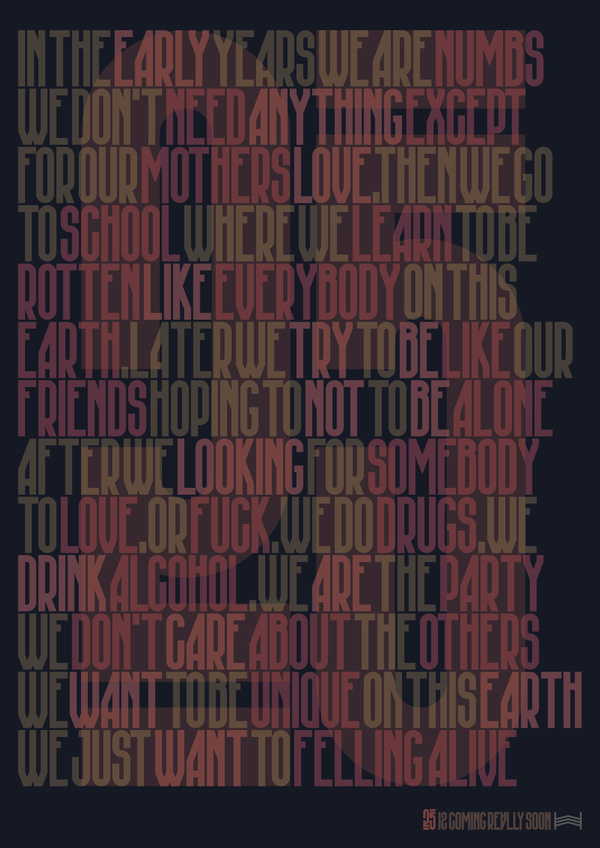 25 #font #text #print #screen #poster #25 #blue #paper #typography