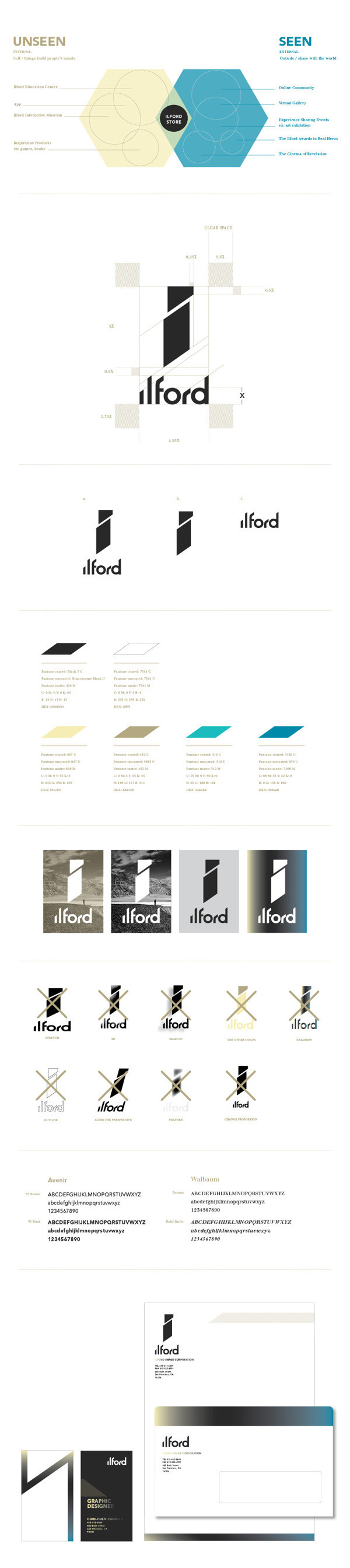 ilford rebranding #brand #design #identity #photography