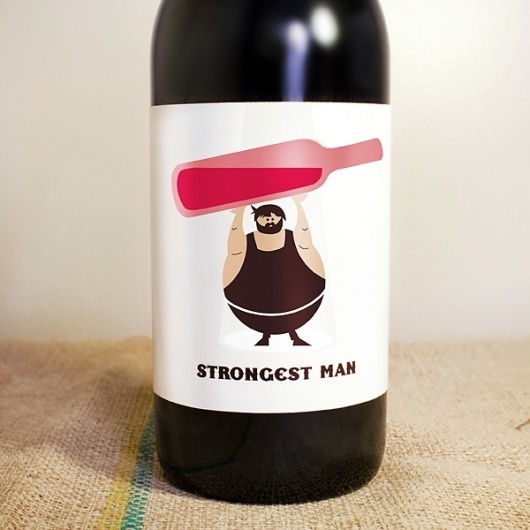 Vancouver Graphic Designer and Photographer #man #circus #wine #strongest