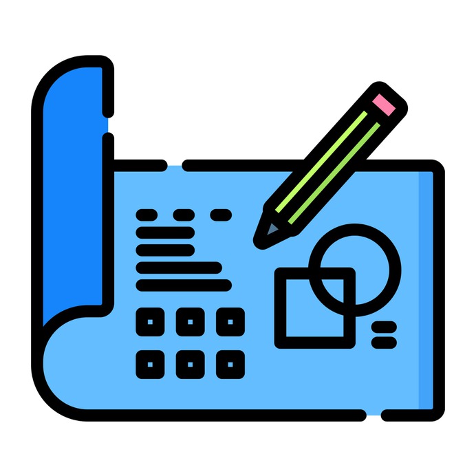 See more icon inspiration related to draw, plan, document, blueprint, ruler, draft, house sketch, files and folders, art and design, house design, house plan, architecture, buildings, pencil and home on Flaticon.