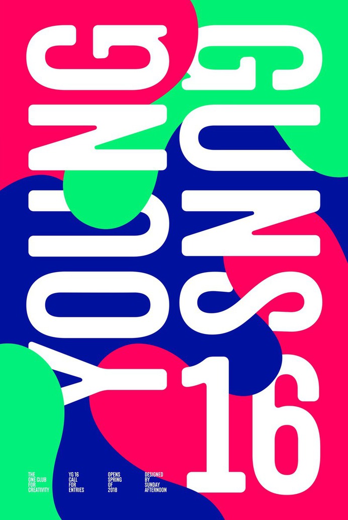 Young Guns YG16 Call for Entry Poster.