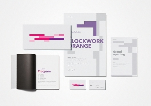 Galleri Tema on the Behance Network #stationary #branding