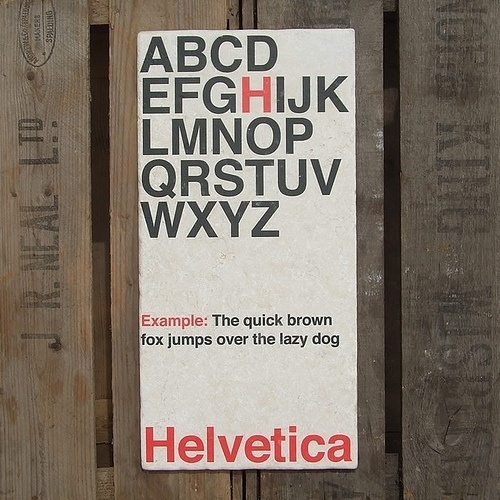 » Helvetica Flickrgraphics #design #graphic #poster #helvetica #typography