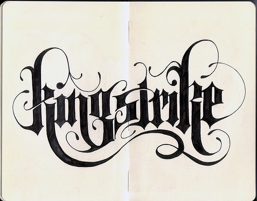 CUSTOM LOGOS — LetterCult #lettering #gothic #typography