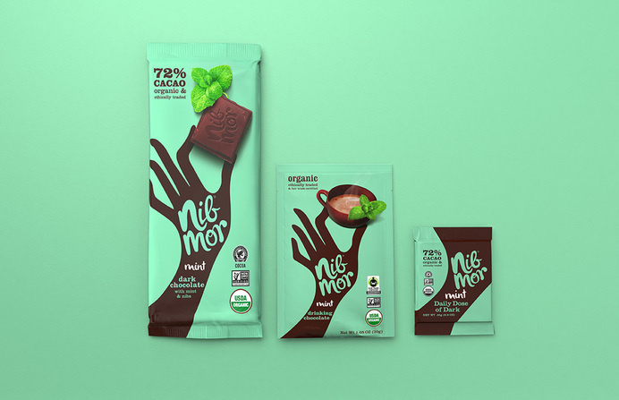 NibMor chocolate packaging #packaging #chocolate #one #colour #drawing