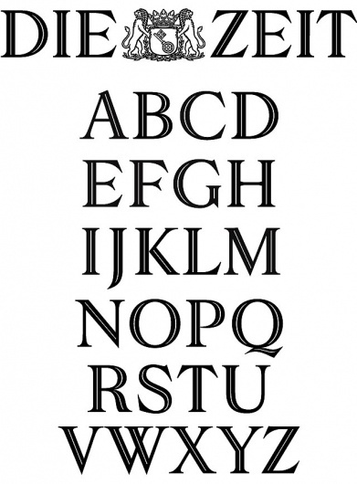 ZeitType | REKORD | Grafikdesign | Hamburg #line #in #serif #zeit #inline