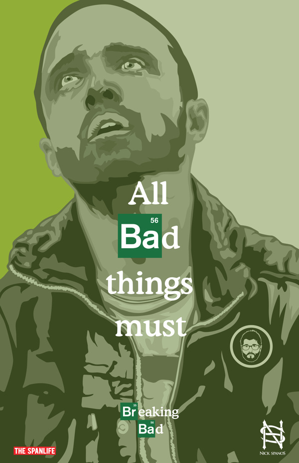 Breaking Bad the final episodes posters #pinkman #gus #cranston #bad #paul #green #amc #white #fring #design #spanos #jesse #schrader #meth #5 #walter #nick #breaking #aaron #graphic #hank #heisenberg #the #spanlife #posters #art #season #fan #bryan