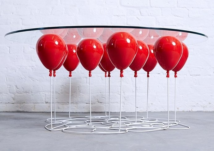 If you want to experience weightlessness, look no further than this cool floating table that will make you feel like you're relaxing on a cu #modern #design #home #product #furniture #industrial #style