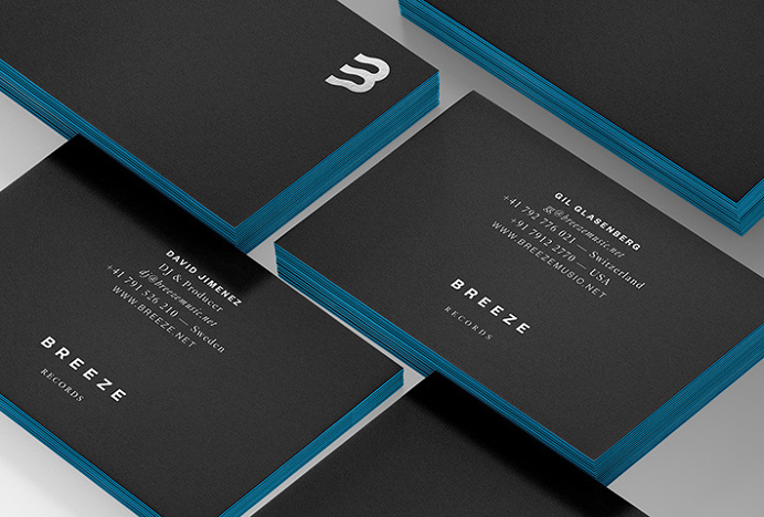 Breeze by Face. #print #graphic design #business card