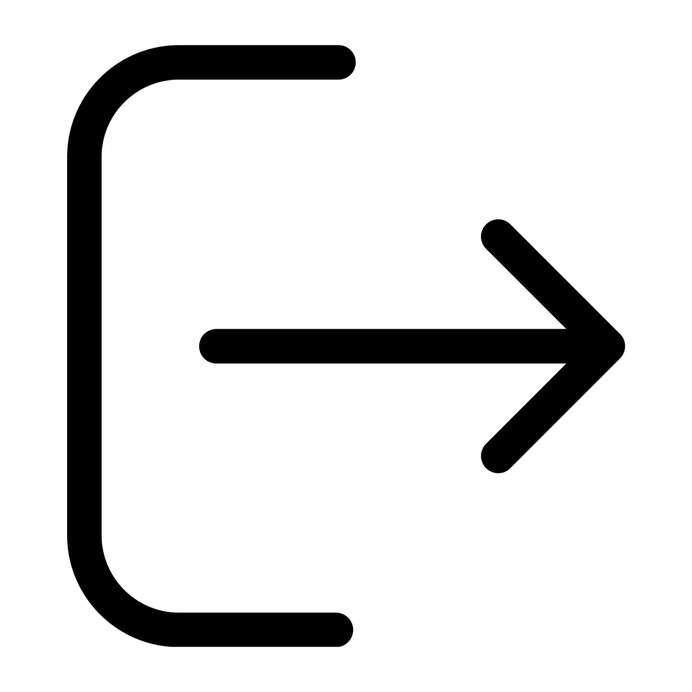 See more icon inspiration related to logout, exit, multimedia, right arrow, signs and multimedia option on Flaticon.