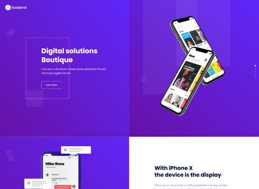 SaasLand - true multi-purpose theme for startups, business, agencies and more
