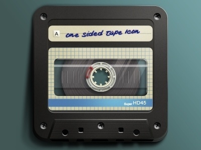 onesidedtape.jpg (400×300) #icon #tape #cassette #app