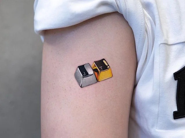 11 Mechanical Keyboard Tattoos You Can Practically Hear - Body Artifact