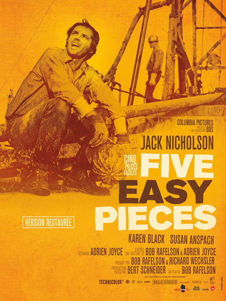 Five Easy Pieces #movie #poster #film