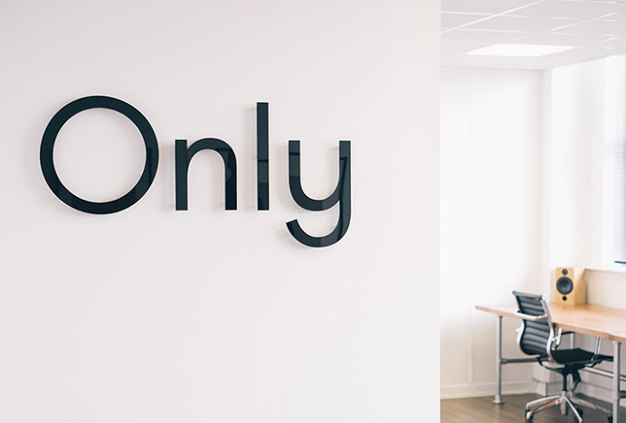 Only by Only #brand design #sign