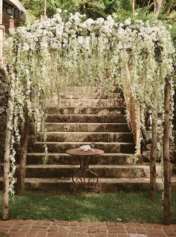 20 Cool Wedding Arch Ideas #ideas #arch #wedding