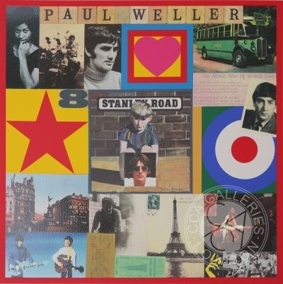 Paul Weller's Stanley Road Silkscreen Print by Sir Peter Blake Buy Online – Authenticity Guaranteed #peter #art #blake