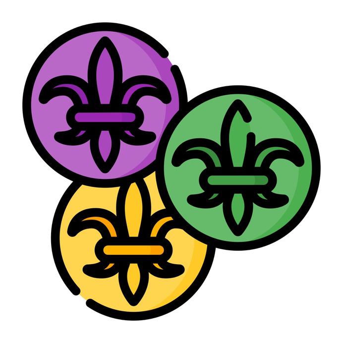See more icon inspiration related to doubloon, new orleans, mardi gras, cultures, carnival, celebration, coin and party on Flaticon.