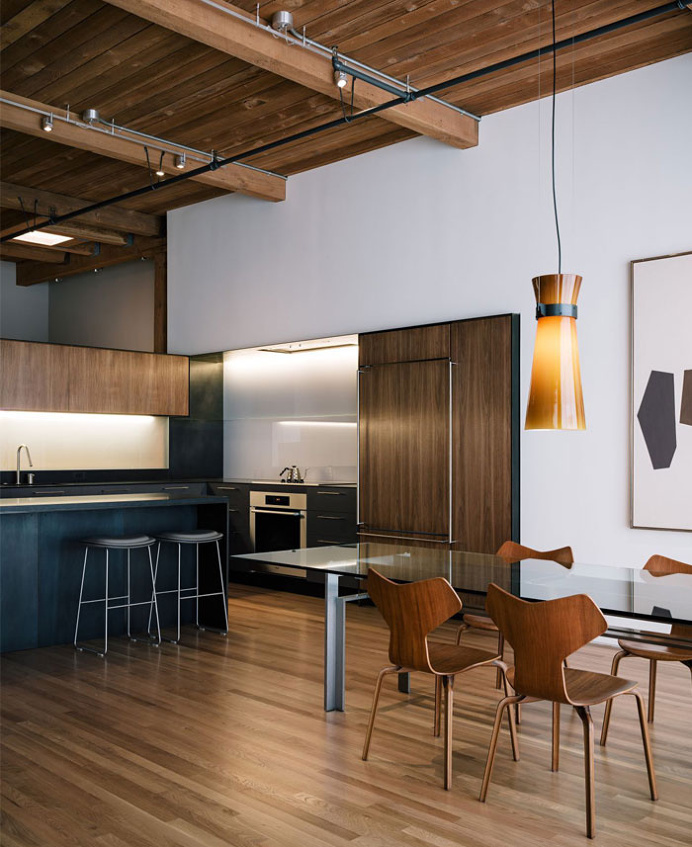San Francisco Loft Steel Finishing - #decor, #kitchen