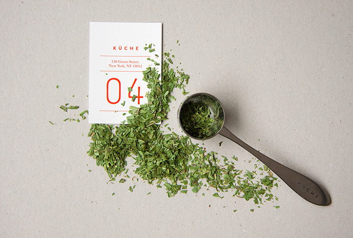 Küche by Rebecca Duff-Smith #graphic design #stationary #print