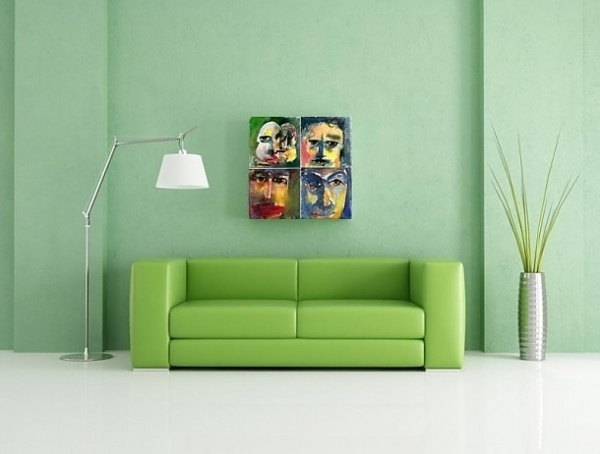 25 nonfigurative paintings – the abstract paintings in the interior #nonfigurative #abstract #painting #paintings