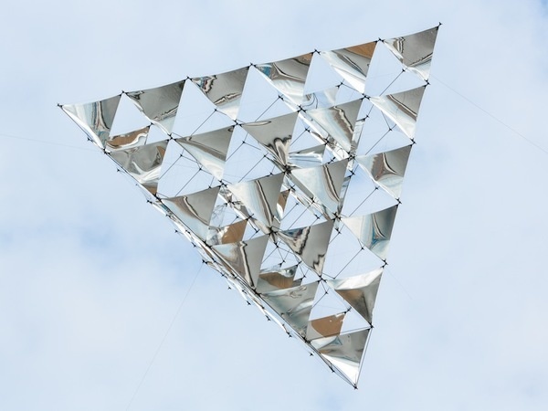 CJWHO ™ (Solar Bell by Tomás Saraceno What if a building...) #sculpture #solar #installation #design #art #bell