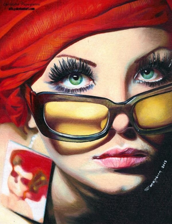 Portrait Drawings by Christina Papagianni #drawings #portrait #christina #papagianni