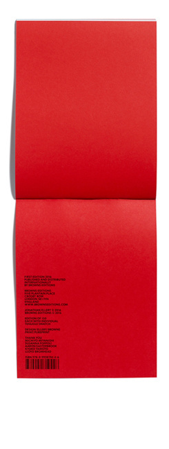 Jonathan Ellery, art, Mergers and Acquisitions, Tenugui, A Catalogue cover, 2016, publication published by Browns Editions