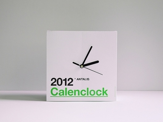 Antalis Calenclock 2012 on the Behance Network #promo