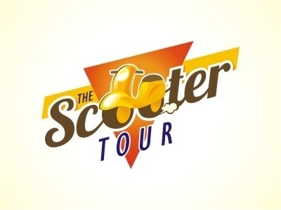 Dribbble - The Scooter Tour by Dmitry Grigorev #logo #illustration #tour #scooter