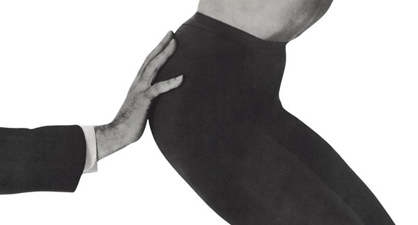 George Lois pushing leotards with some 1960 #advertising #george lois #madison avenue