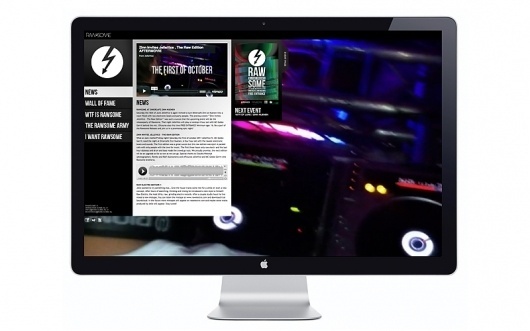 RAWSOME webdesign #background #rawsome #website #video #webdesign #web