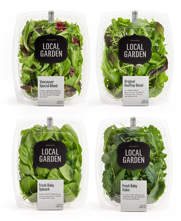 Local Garden #packaging #salad #food