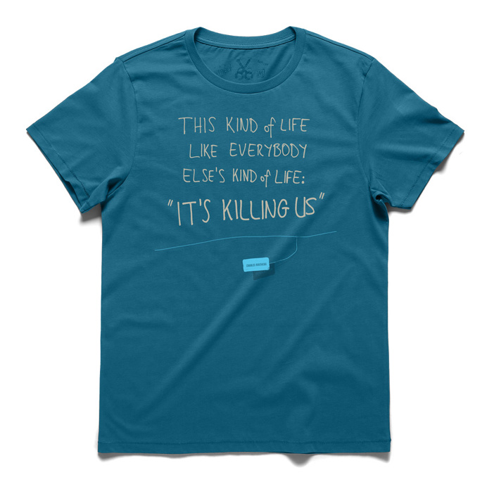 #dokuz alti - typo #streetblue #tee #tshirt #bukowski #nine #six #drawing #charcoal #businness