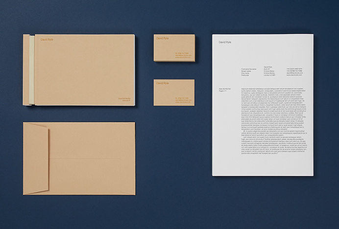 David Ryle by S-T #graphic #design #print #stationary