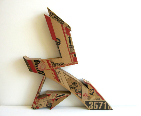 Alecks Cruz | PICDIT #sculpture #cardboard #graffiti #design #art