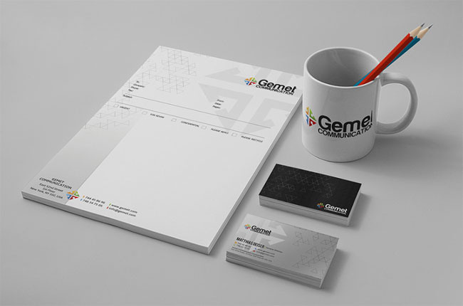 Free Corporate Branding Identity PSD Mockup