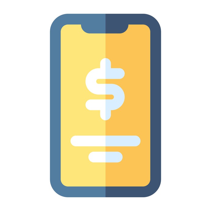 See more icon inspiration related to money, mobile banking, business and finance, cell phone, banking, electronics, payment, mobile phone, bank, communications, dollar, smartphone, business, cellphone and mobile on Flaticon.