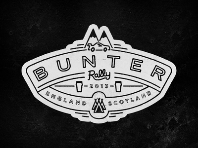 Bunter Rally #logo #up #lock