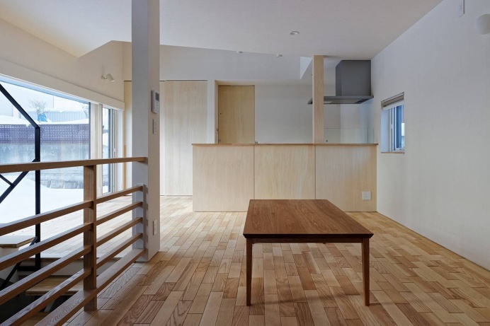 House with Connecting Steps