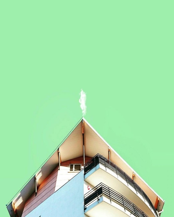 Minimalist and Colorful Architecture Photography by Killian Roman