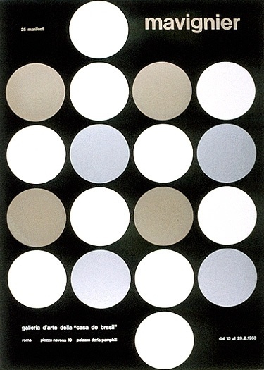 Almir Mavignier – Cartazes, 1957-2008 – Acervo Museu de Arte Moderna de São Paulo #modernist #poster
