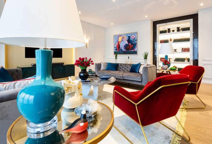 Sophie Apartment, Stylish and Colorful Home in Bucharest by Hamid Nicola Katrib