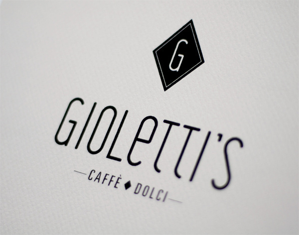 Gioletti's visual identity. Fictitious. #visual #italian #identity #coffee #logo #typography
