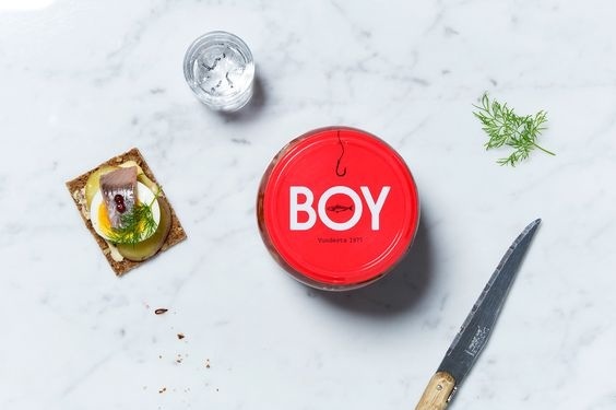 BOY- herring identity & packaging. Design Kuudes Kerros, Tony Eräpuro