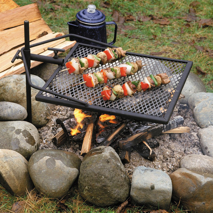 The Adjust-a-Grill is a portable grill that is easy, simple, and strong. Carry this device camping, and showcase your grilling skills in the #modern #design #product #industrial #innovative