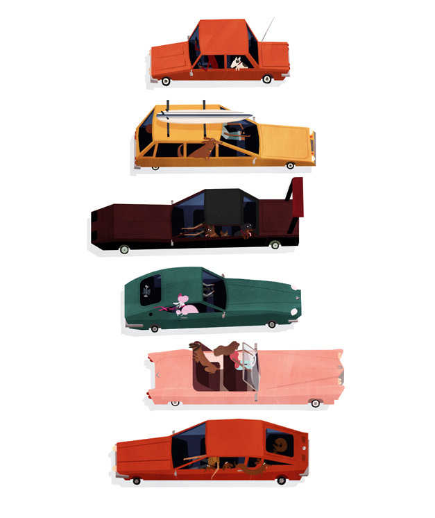 34_emmanuellewalkerdogcar00 #illustration #cars