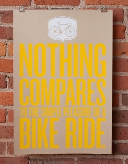 johnny & stacie prints | Design*Sponge #bicycle #poster