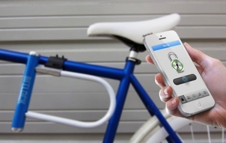 The world's first-ever shareable bike lock can be unlocked by any authorized smartphone. #design #gadget #travel #product #technology